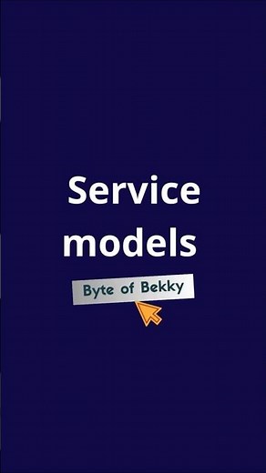 Cloud service models