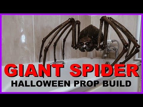 Giant Spider 🕷 Halloween Prop Build