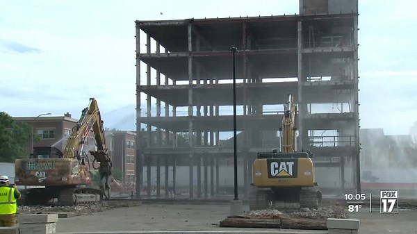 Demolition of Muskegon's 'skeleton building' delayed until Wednesday