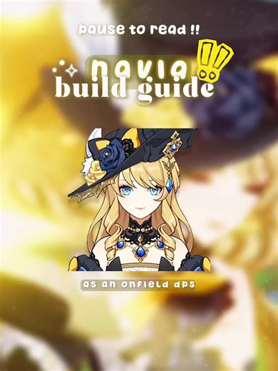 #navia ,, this girl has so many teams || are you pulling on the fontaine chronicle banner? navia full build guide, how to build navia dps, navia teams #genshin #marspp #hoyoverse #guide