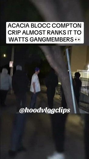 ACACIA BLOCC COMPTON CRIP ALMOST RANKS IT TO SOUTHSIDE WATTS MEMBERS & TEN LINE GANGSTER CRIPS. ♿️🔵