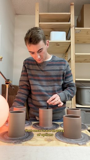 123K views · 2.6K reactions | making ceramic pencil cups ✏️ | Connor Clary | Facebook