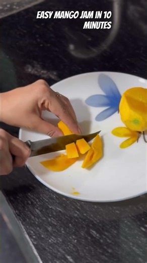 Easy mango jam in 10 minutes🥭#manga #mango #mangorecipe #mangojam #mangojamrecipe