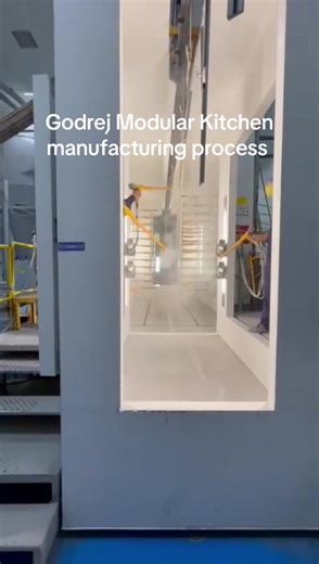 Godrej Modular Kitchen manufacturing process. Use by high level of manufacturing technology. Ph-061591792 What’s app-9704564386 #godrejinteriokitchenPokhara #godrejModularKitchen #modularkitchen #kitchenDream