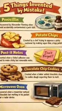 5 inventions that were made by mistakes! you won't believe no 3
