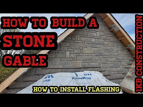HOW TO BUILD A STONE GABLE..DIY TIPS