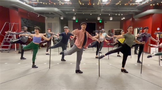 🎶"Brush away the dirt and soot, brush away your tears!" Take a peek at the magic in the making with our cast of Mary Poppins, stepping in time to bring you a little bit of chimney sweep charm✨ #MaryPoppins #5thAvenueTheatre #BehindTheScenes | The 5th Avenue Theatre