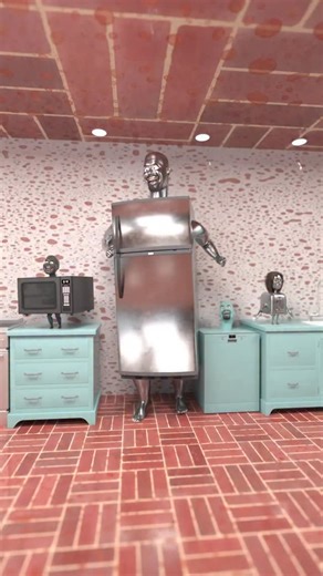 Cool 3D World on Instagram: "Fridge"