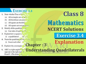 NCERT Solutions for Class 8 Maths Chapter 3 Exercise 3.4