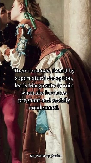 Marguerite and Faust by A. Aureli, #painting #art #history #oilpainting