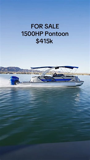 Fastest pontoon on the planet…