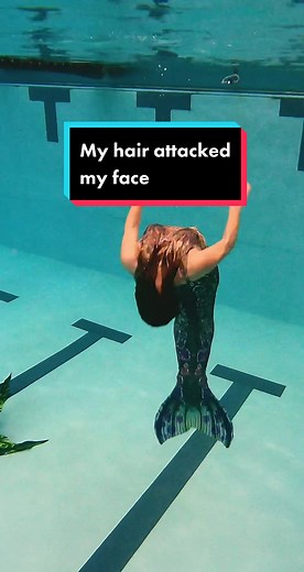 Mermaid Hair Attack: A Underwater Beauty Mishap