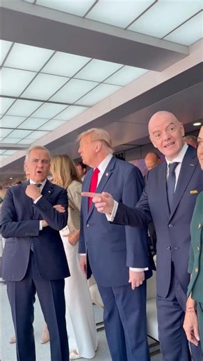 Trump & Infantino at World Cup 2026 VIP Box Moment #trump #infantino