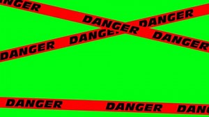 clip-1105232673-red-ribbon-inscription-danger-moves-on-chroma