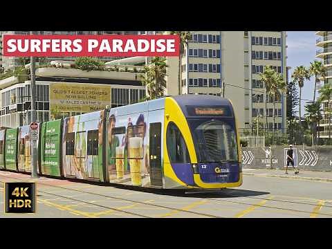 [4K HDR] Surfers Paradise Walking Tour | Cavill Ave & Gold Coast City Walk