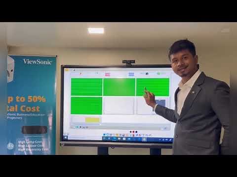 Viewsonic myViewboard Whiteboard Full Software Training Demo (All Features)