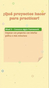 ¿Qué proyectos hacer para practicar programación?