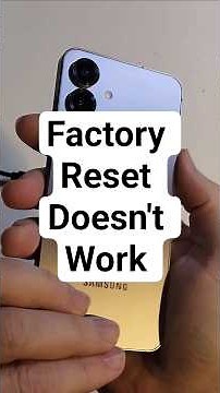 Samsung Galaxy Reset NOT Working Right ??? The Factory Reset Doesn't Work (Samsung Galaxy S25)