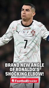 🤬 𝙎𝙃𝙊𝘾𝙆𝙄𝙉𝙂 - Watch the disgraceful moment as Cristiano Ronaldo performs shameful elbow against Ireland and is later sent off after VAR check - what was going through his mind here? 😱 | Football Insider