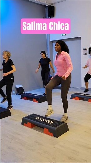 Salima Chica 🧡 #stepworkout #dancefitness #cardiofitness #cardioworkout