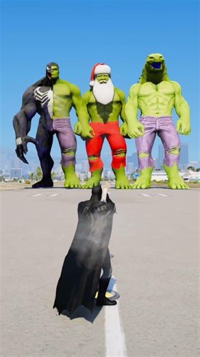 Random Superheroes VS Giant Venom & Giant hulk Brothers #shorts #youtubeshorts #gta