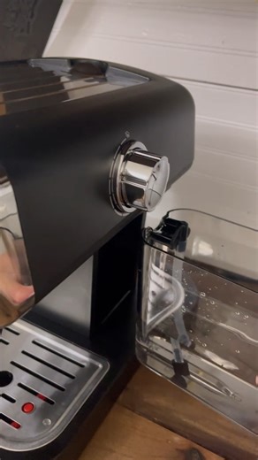 The Slide & Lock Espresso Maker gives high-end coffee shop vibes without the high-end price tag. https://bit.ly/3TiPDbA @lewisacreshomestead | Hamilton Beach