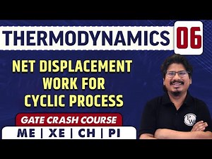 Net Displacement work for Cyclic process | Thermodynamics 06 | GATE Crash Course