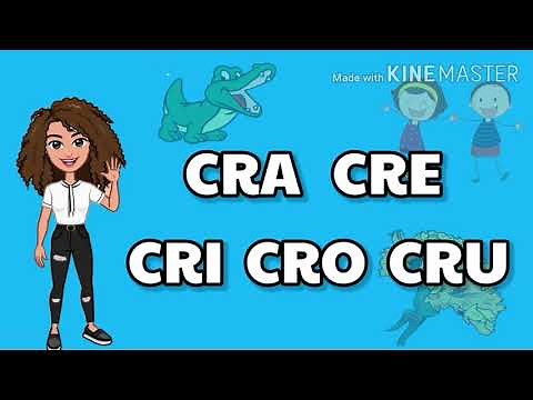 CRA CRE CRI CRO CRU | Sílabas complexas CR | Alfabetização infantil