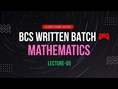Lecture 05:BCS Written Mathematics|| Chebyesheb's Inequality proof with its BCS Question Solve.