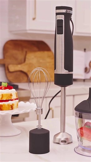 1.1K views | Sauce? smooth. Whipped cream? Cloud level. Salsa? Chopped to your liking. All thanks to the immersion blender that’s $70 off right now. https://ow.ly/4laH50WFlFR | Blendtec | Facebook