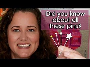 All about sewing pins and quilting pins