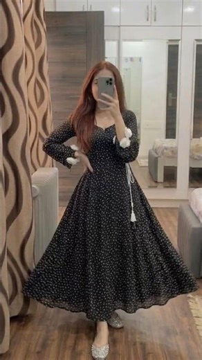 Black Floral Dream ❤‍🔥| Savana Dress 2026✨#shorts#ytshorts#savana#sa#blackdress#fashionshorts#ootd