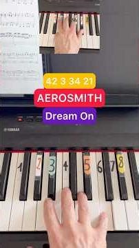 Aerosmith - Dream on #piano #pianotutorial #pianolessons @ohmonpiano