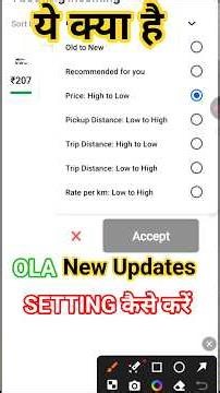 Ola New Update | setting kaise karen | Ola driver app new update | #olacabs #ola #shortsfeed #shorts