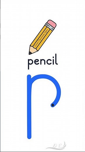 Lowercase Letter p Writing ✍️ | English for Kids