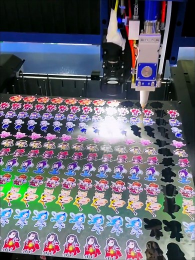 23K views · 152 reactions | Cartoon stickers with laser cutting process Good tools and machinery make work easy #mechanic #auto #mechanicsteve #inspiring #motivation #handwashchallenge #mechaniclife | Disha Dancer Official | Facebook