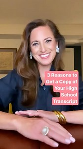 2.9K views · 12 reactions | 3 Reasons to Get a Copy of Your High School Transcript #highschool #collegeadmissions #collegeapplications | Sara Harberson | Facebook