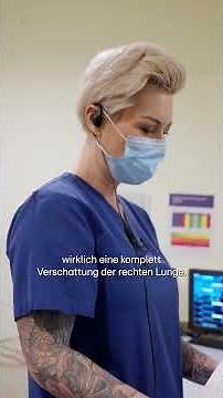 Right lung completely obscured 🚑 #DocCaro shows how serious the situation is... #RTLPlus #VOX #CoCu