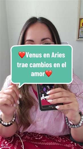 Con Venus en Aries se activan nuevas energías en el amor, la atracción y las relaciones. Un ciclo para atreverte, elegirte y abrirte a nuevas oportunidades sentimentales.❤️♈️✨