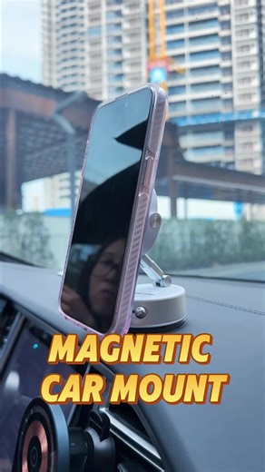 The car mount every driver is talking about — magnetic, stable & mess-free! 🚗 #magicjohn #car #navigation #viral #fyp