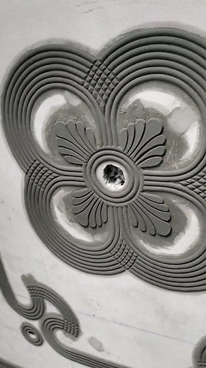 Cemented Ceiling Flower moulding Design #popdesign #ceilingdesign | Savir Cement Art