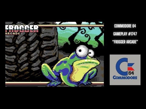 Frogger Arcade (Commodore 64 / Gameplay #1747)