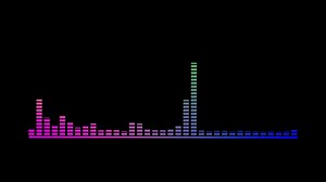 Download Audio spectrum animation for free