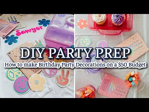 DIY 6TH BIRTHDAY PARTY AT HOME | DIY PROJECTS & IDEAS ON A BUDGET [TRYING to be an ORGANIZED MOM]