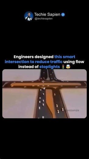 Engineers Designed An Intersection That Keeps Traffic Moving Without Stoplights 🤯
