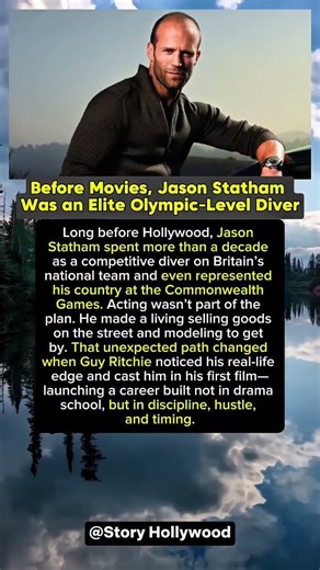 Before Movies, Jason Statham Was an Elite Olympic-Level Diver. #shorts #story #celebrity #hollywood
