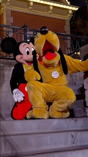Meet Mickey, Minnie & Pluto! 🐶✨ | 'Pluto is Their Dog Baby!' #disneyland #mickeymouse #mickeymouse