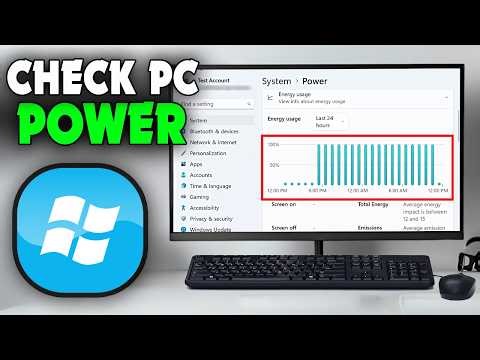 How to Check PC Power Consumption in Windows 11 (2026)