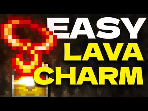 How to get a FREE Lava Charm in Terraria 1.4.5 (UPDATED SEED!)