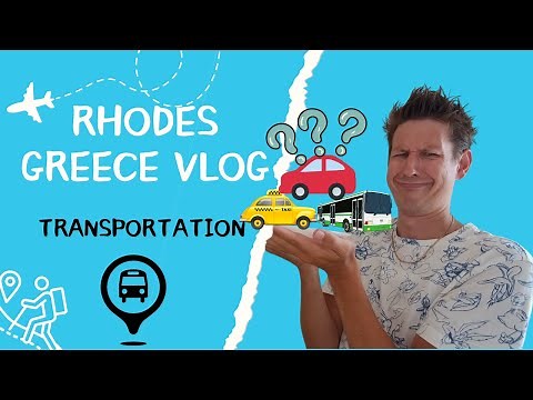 Rhodes 🇬🇷 - The Best Transportation Options in Rhodes